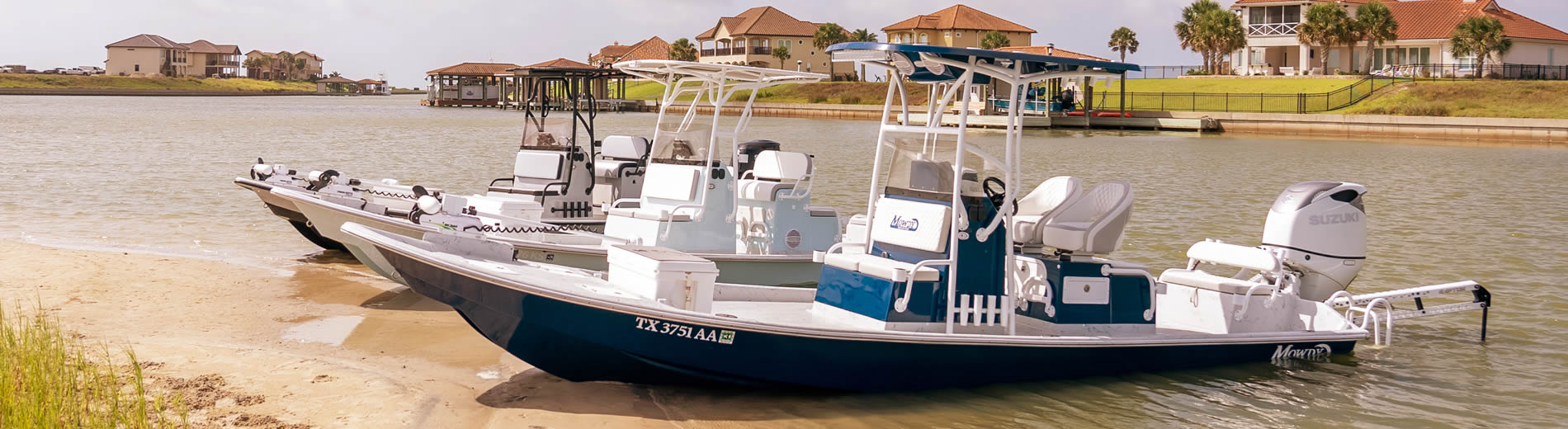 Mowdy Shallow water Texas Fishing Boats