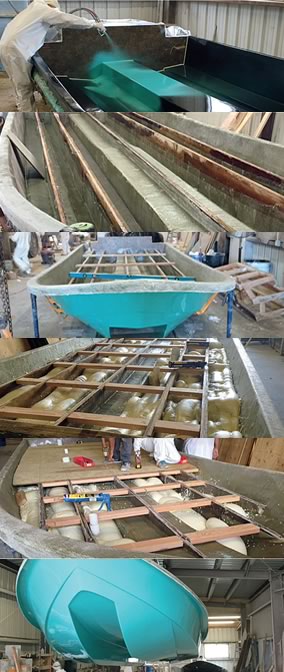 Construction of Mowdy Flats Boats